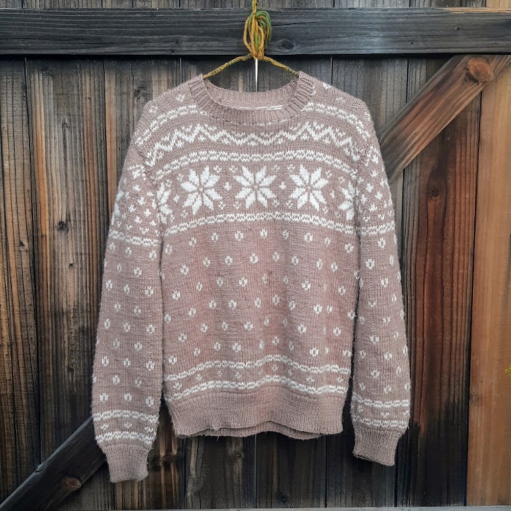 Vintage 70's Knit Pullover Sweater